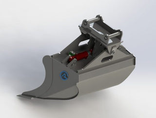 GA - Planeringsskopa med hydraulisk koppling - S40 - 200L (1200mm)